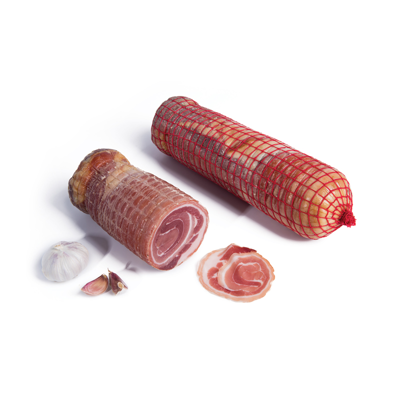 pancettaarrotolata Altobello Carni Produzione di prosciutti e